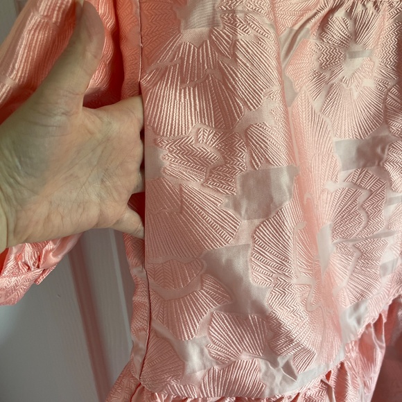 NWT Tuckernuck Bellini Pink Fil Coupe Palmerston party dress S - Picture 9 of 15